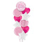 On Your Christening Shiny Pink Foil Balloon Bouquet