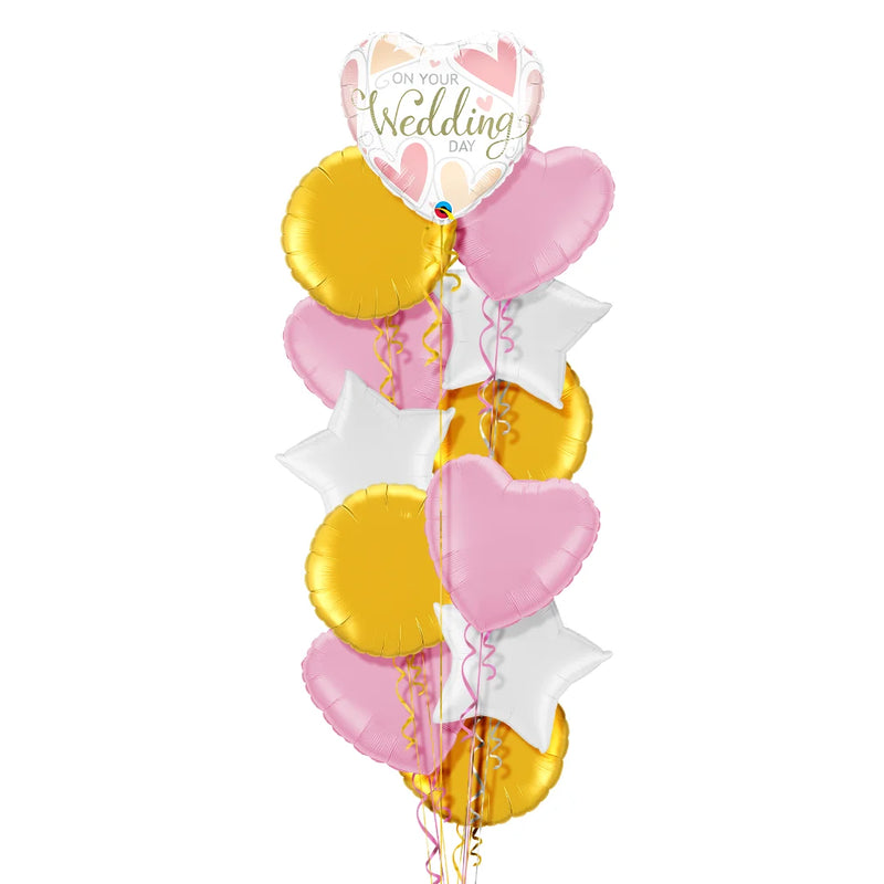 On your Wedding Day Balloon Bouquet