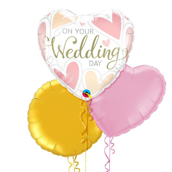 On your Wedding Day Balloon Bouquet