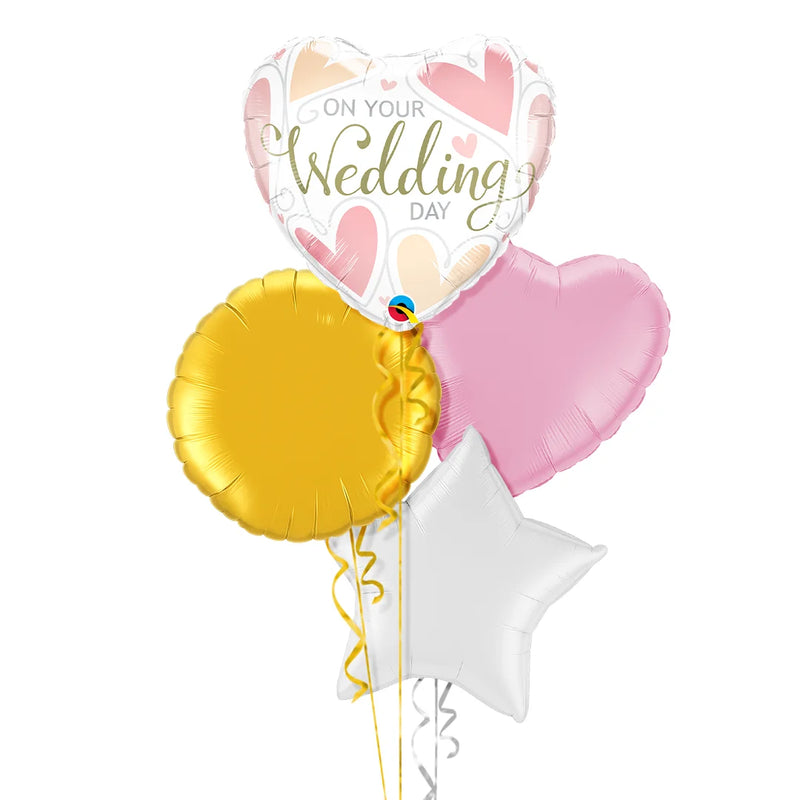 On your Wedding Day Balloon Bouquet