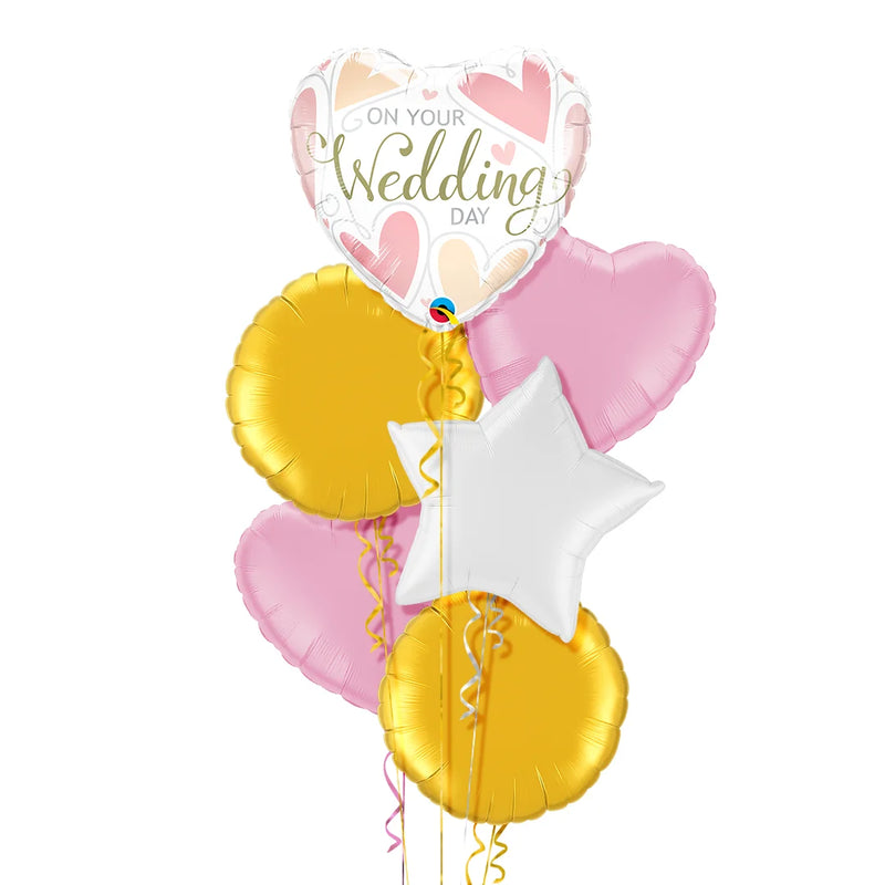 On your Wedding Day Balloon Bouquet