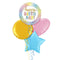 Opal Birthday Rainbow Holographic Birthday Foil Balloon Bouquet