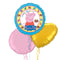 Peppa Pig Happy Birthday Balloon Bouquet