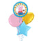 Peppa Pig Happy Birthday Balloon Bouquet