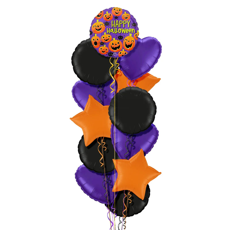 Pumpkins Halloween Balloon Bouquet
