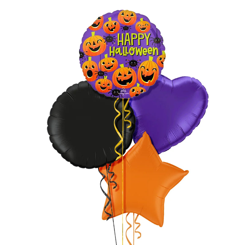 Pumpkins Halloween Balloon Bouquet