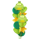 Ribbit Ribbit Frog Foil Balloon Bouquet