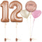Rose Gold 12th Birthday Balloon Bouquet Set
