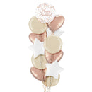 Happy Birthday Rose Gold Balloon Bouquet