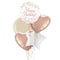 Happy Birthday Rose Gold Balloon Bouquet