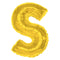 Any Gold Letter Super Shape Foil Balloon