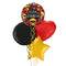 Scary Skulls with Roses Halloween Balloon Bouquet