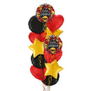 Scary Skulls with Roses Halloween Balloon Bouquet