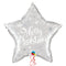 Silver Star Merry Christmas Balloon Bouquet