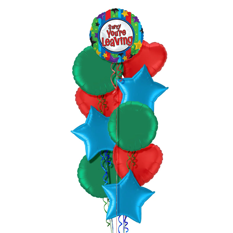 Sorry You're Leaving Colourful Balloon Bouquet