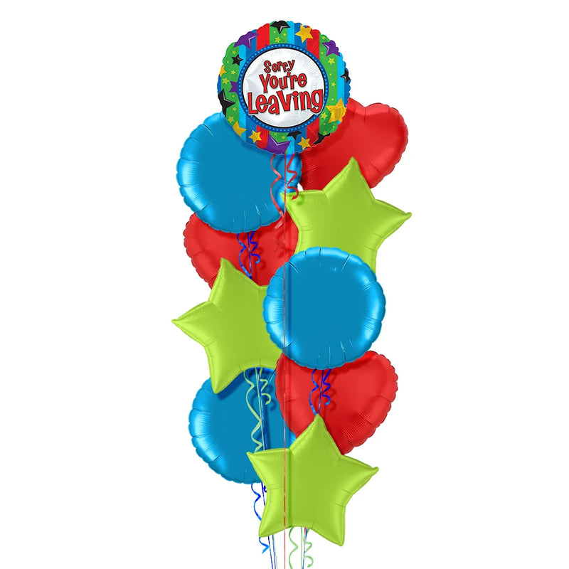 Sorry You're Leaving Colourful Balloon Bouquet