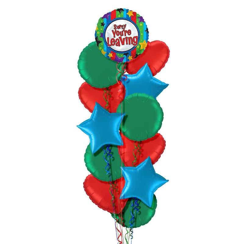 Sorry You're Leaving Colourful Balloon Bouquet