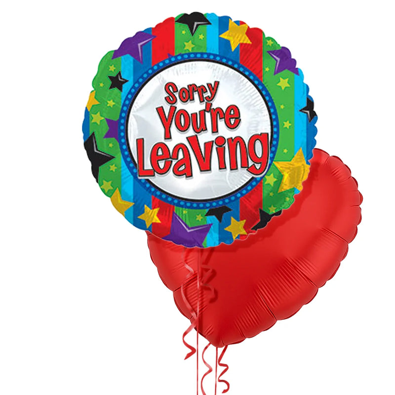 Sorry You're Leaving Colourful Balloon Bouquet