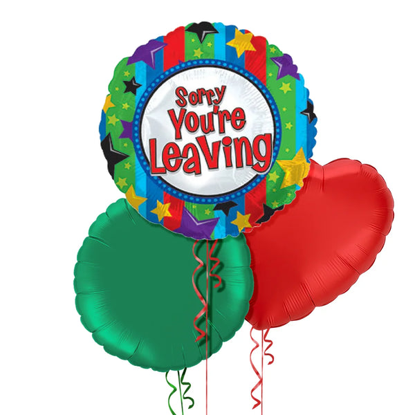 Sorry You're Leaving Colourful Balloon Bouquet