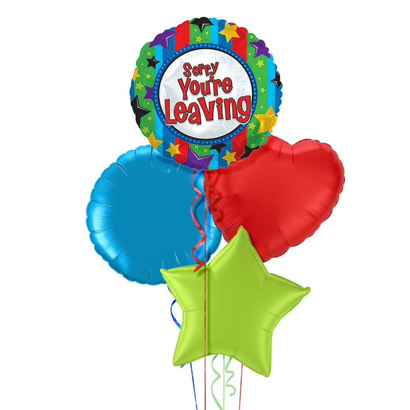 Sorry You're Leaving Colourful Balloon Bouquet