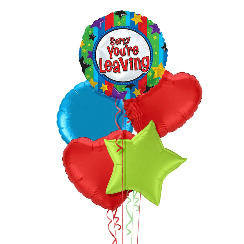 Sorry You're Leaving Colourful Balloon Bouquet