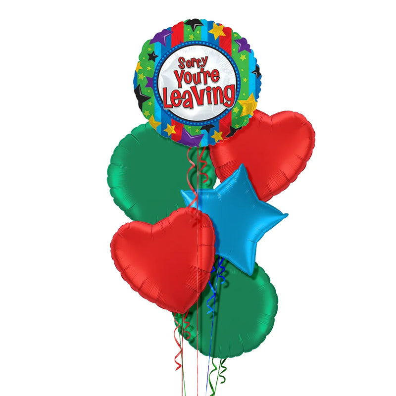 Sorry You're Leaving Colourful Balloon Bouquet