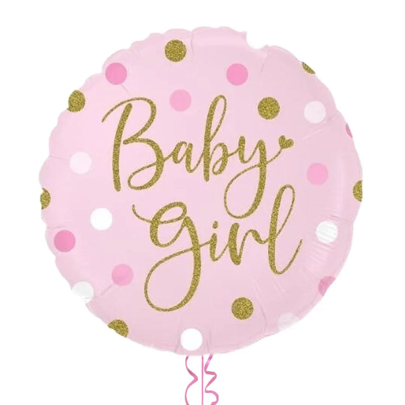 Sparkling Pink Baby Girl Balloon Bouquet