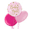 Sparkling Pink Baby Girl Balloon Bouquet