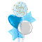 Sparkling Baby Boy Dots Balloon Bouquet