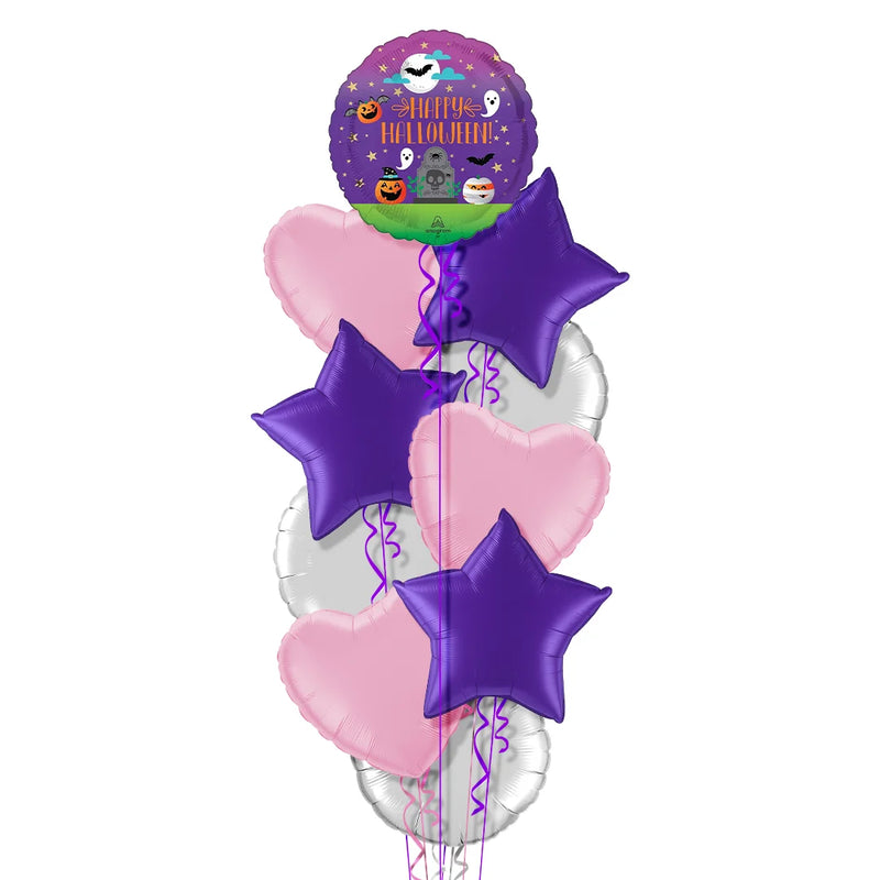 Spooky Happy Halloween Balloon Bouquet