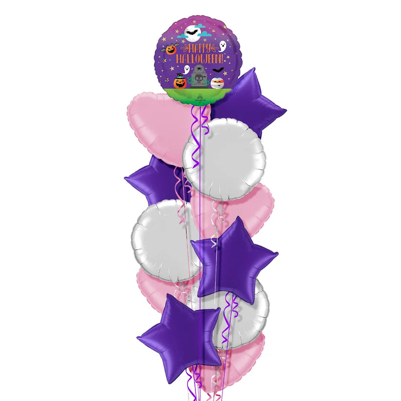 Spooky Happy Halloween Balloon Bouquet