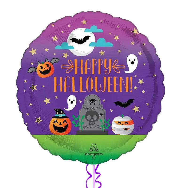 Spooky Happy Halloween Balloon Bouquet