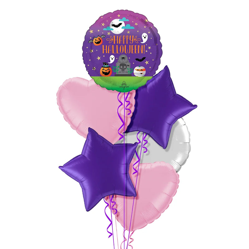 Spooky Happy Halloween Balloon Bouquet