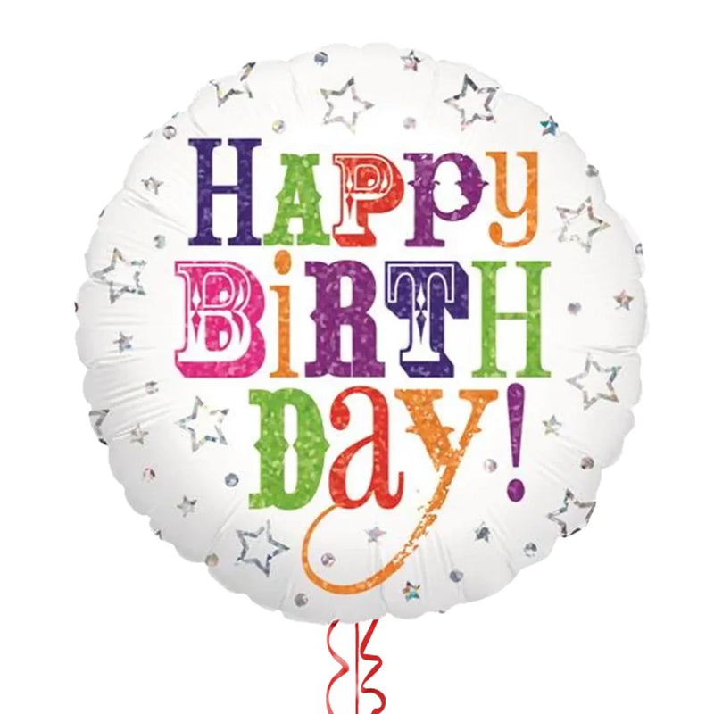 Happy Birthday Super Colours Balloon Bouquet