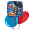 Superman Justice League Happy Birthday Foil Balloon Bouquet