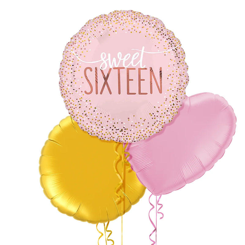 Sweet Sixteen Birthday Balloon Bouquet