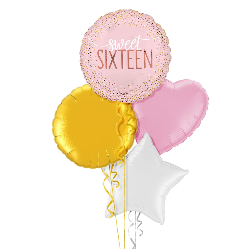 Sweet Sixteen Birthday Balloon Bouquet