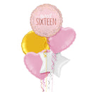 Sweet Sixteen Birthday Balloon Bouquet