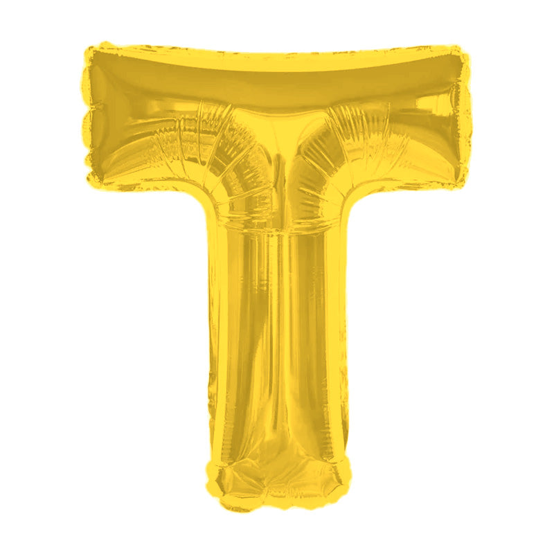 Any Gold Letter Super Shape Foil Balloon