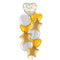 Team Bride Gold Themed Foil Balloon Bouquet
