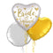 Team Bride Gold Themed Foil Balloon Bouquet