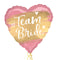 Team Bride Pink Themed Foil Balloon Bouquet