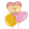 Team Bride Pink Themed Foil Balloon Bouquet