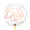 Team Bride White and Rose Gold Foil Balloon Bouquet