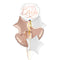Team Bride White and Rose Gold Foil Balloon Bouquet