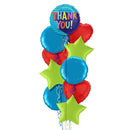 Thank You Colourful Balloon Bouquet