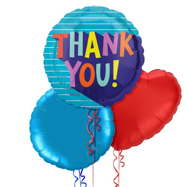 Thank You Colourful Balloon Bouquet