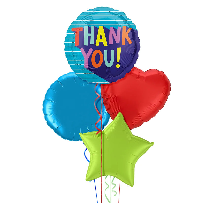 Thank You Colourful Balloon Bouquet
