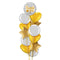 Thank You Cutest Gold Balloon Bouquet