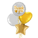 Thank You Cutest Gold Balloon Bouquet